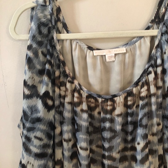 STUNNING BOSTON PROPER COLD SHOULDER BLOUSE - Picture 6 of 6